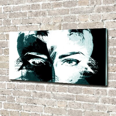 Wall art acrylic Abstraction woman