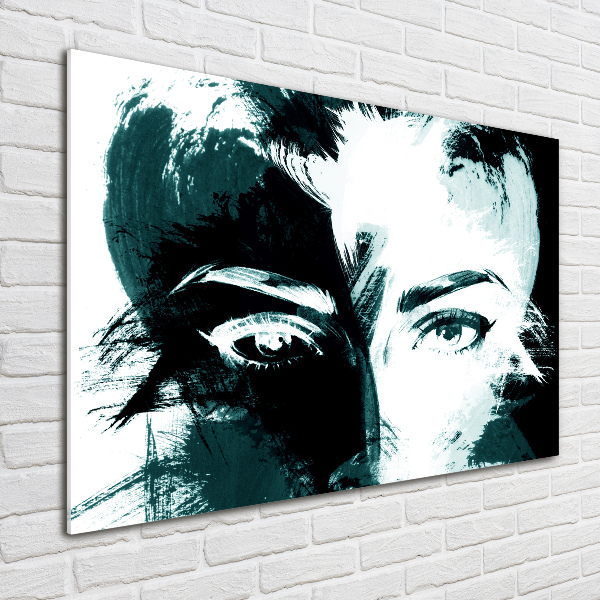 Wall art acrylic Abstraction woman