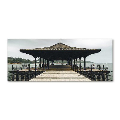 Glass acrylic wall art Pier in Hong Kong