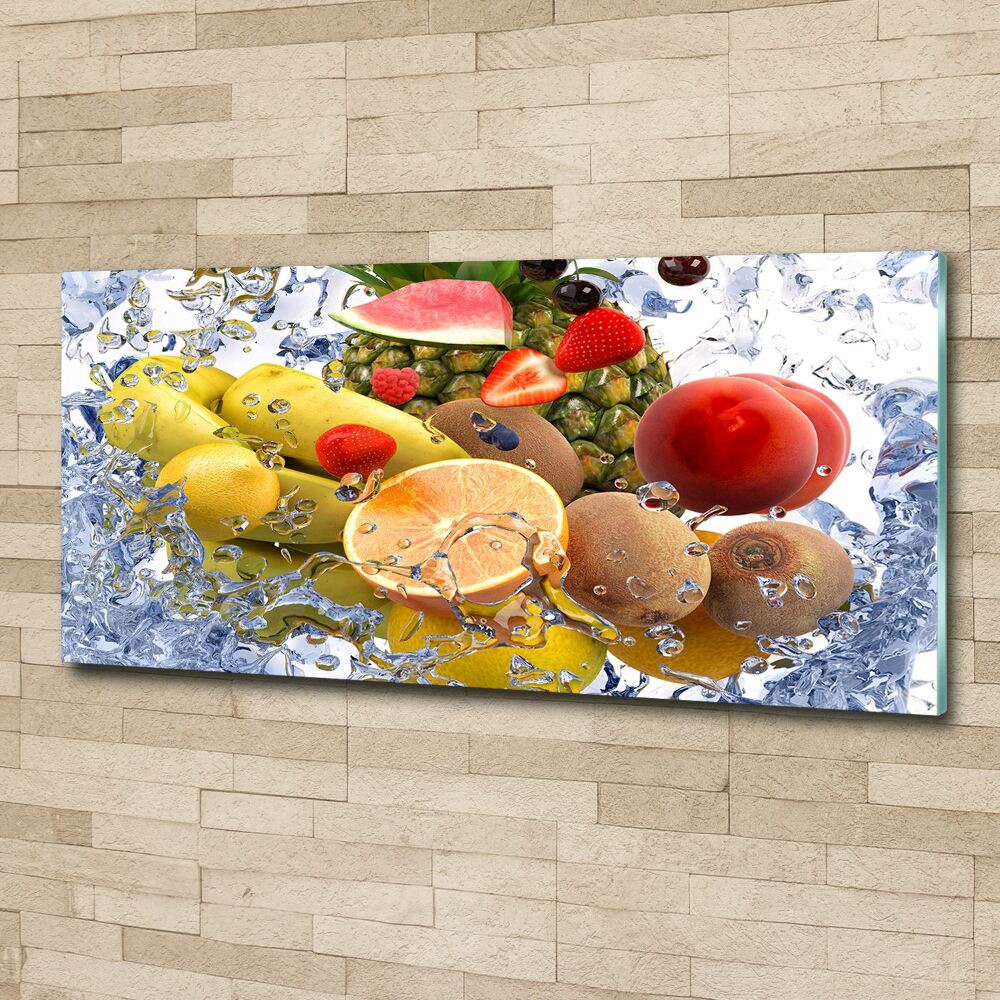 Wall art acrylic Fruit and water