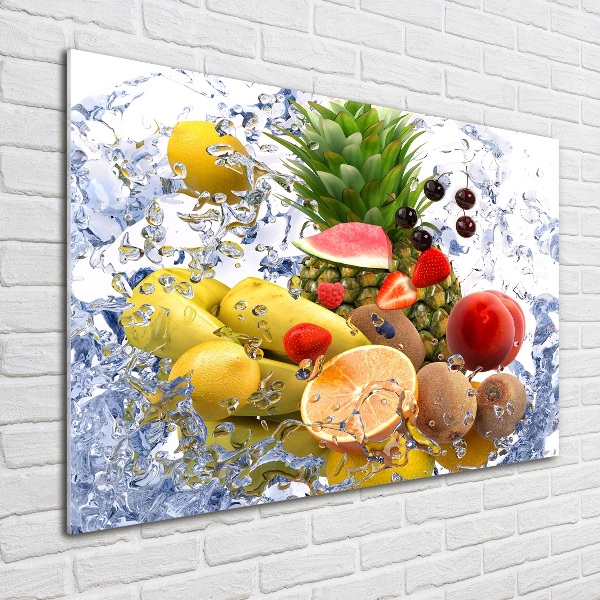 Wall art acrylic Fruit and water