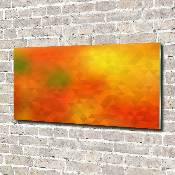 Wall art acrylic Abstraction of the triangle