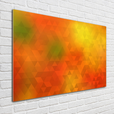 Wall art acrylic Abstraction of the triangle