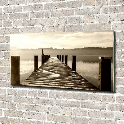 Print on acrylic Wooden pier