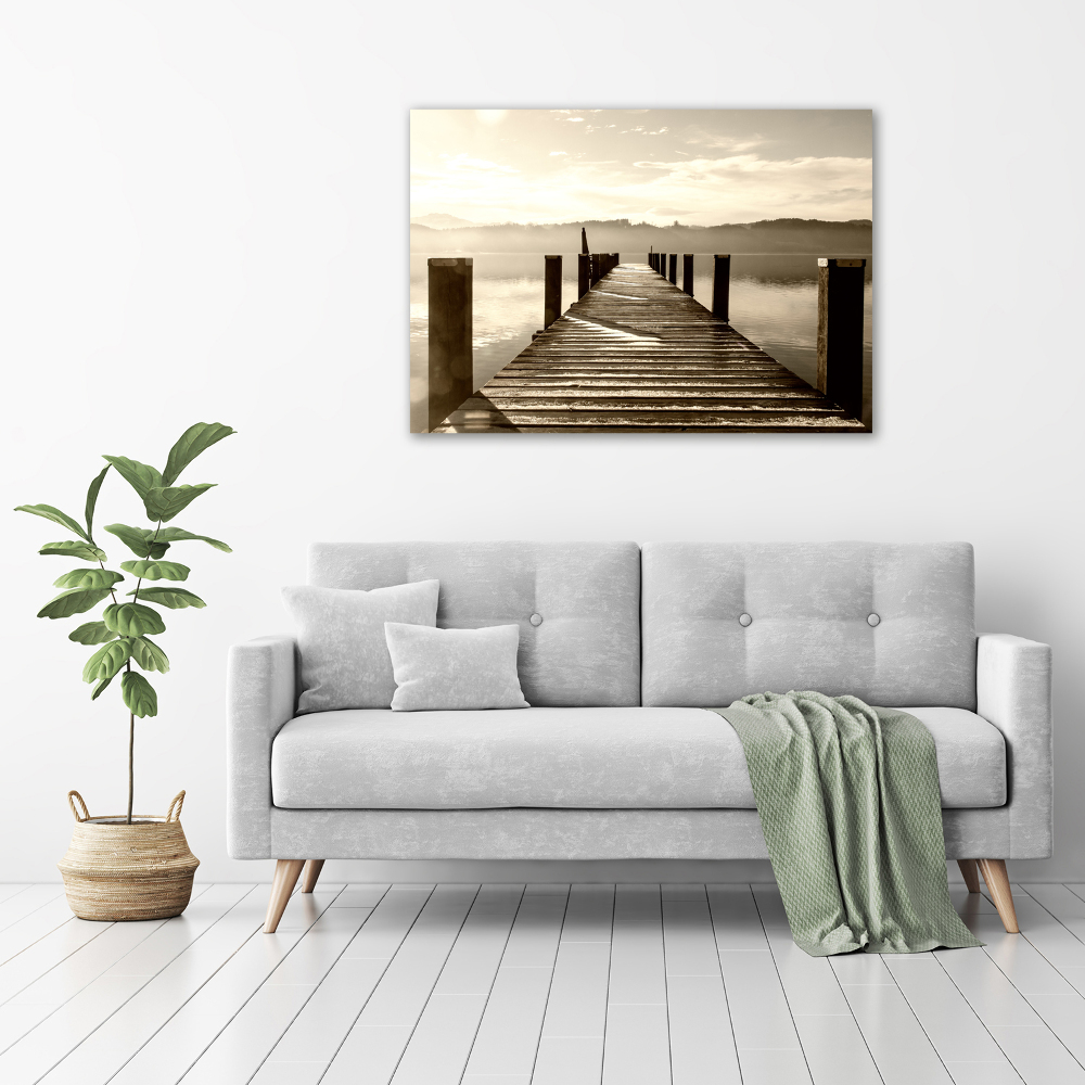 Print on acrylic Wooden pier