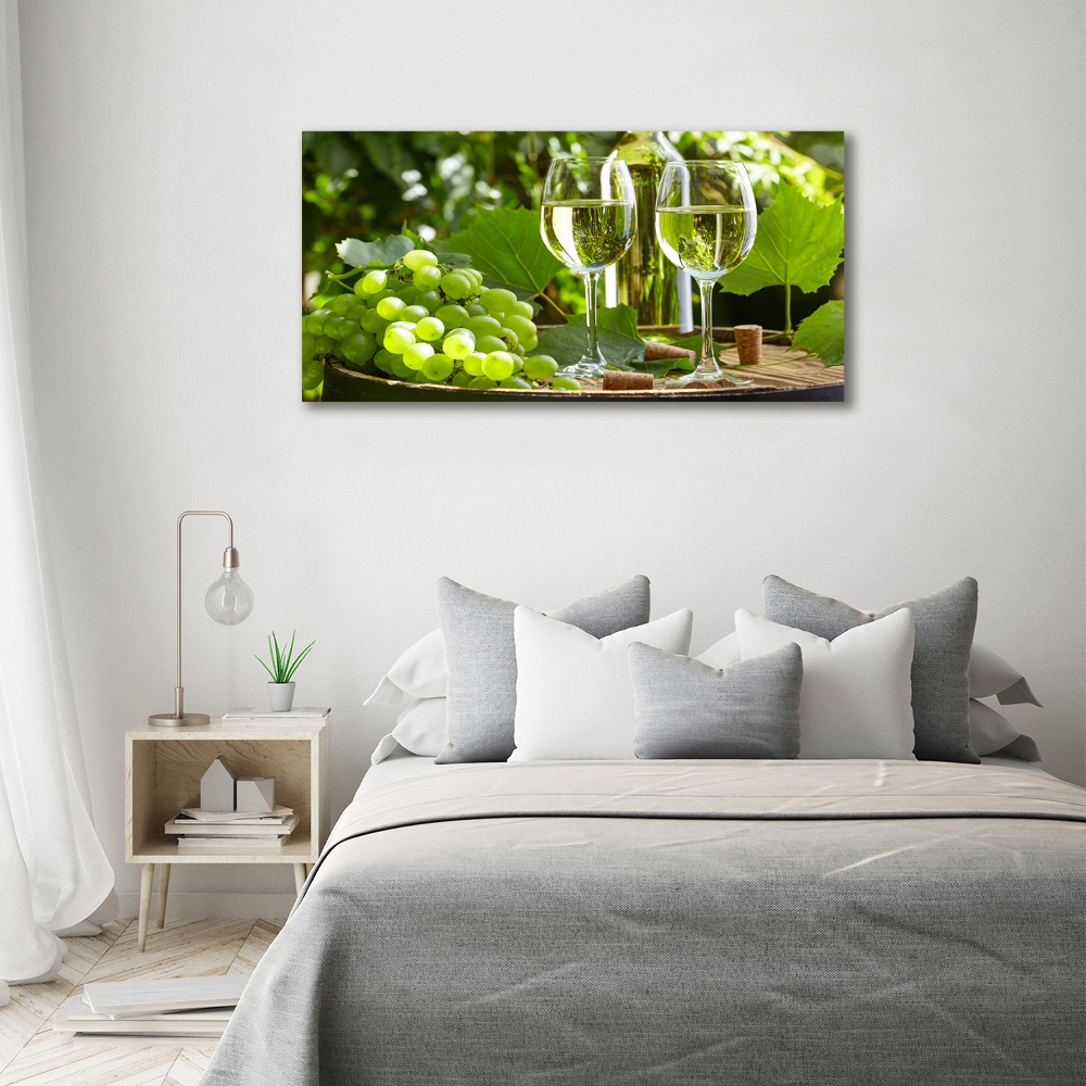 Print on acrylic White wine and fruit