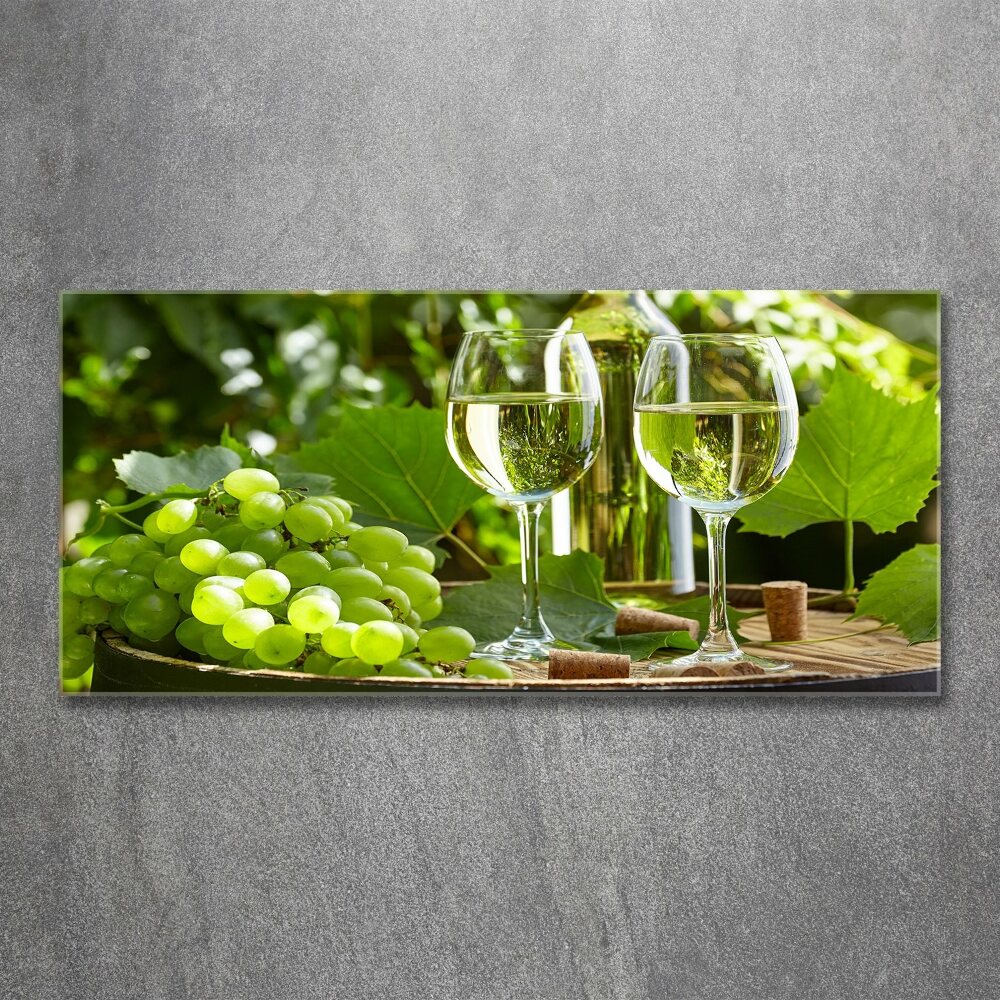 Print on acrylic White wine and fruit