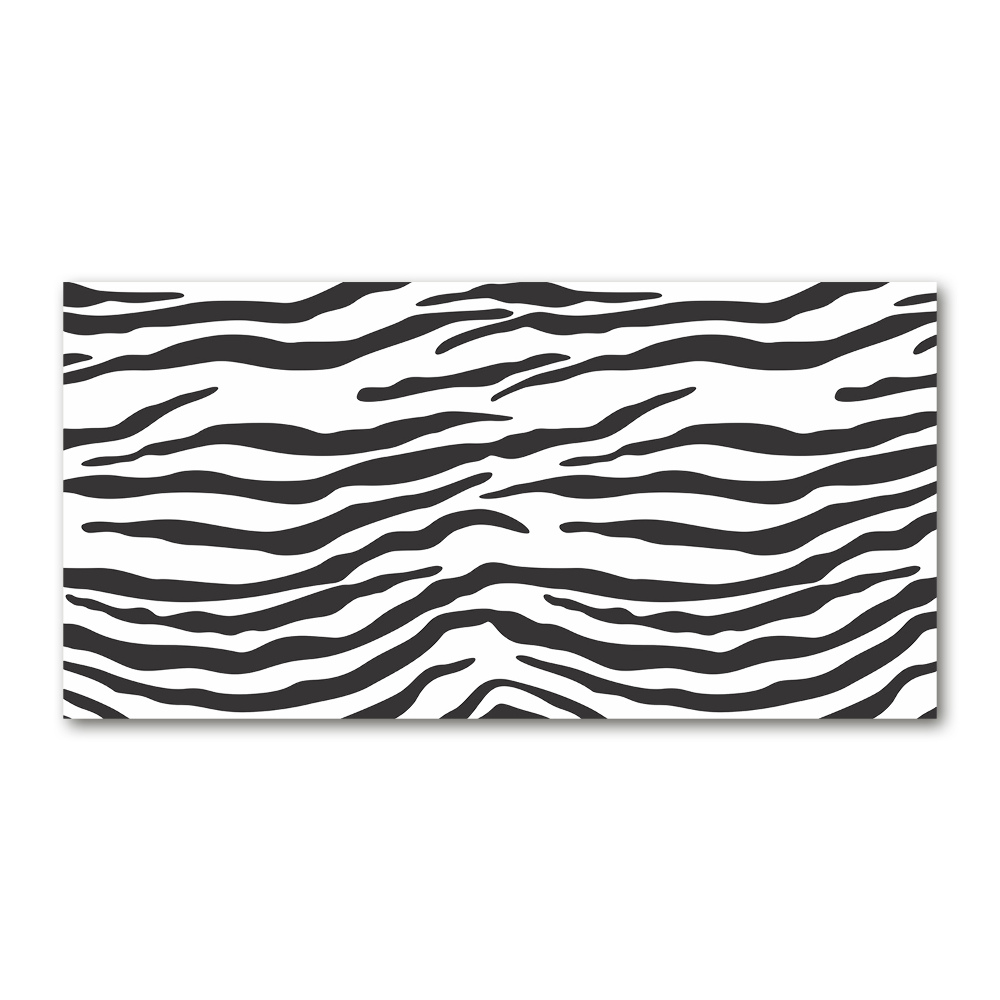 Acrylic wall art Zebra background