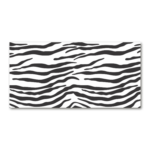 Acrylic wall art Zebra background