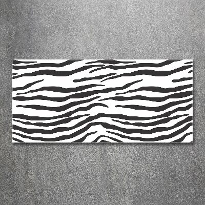 Acrylic wall art Zebra background