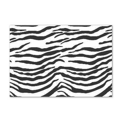 Acrylic wall art Zebra background