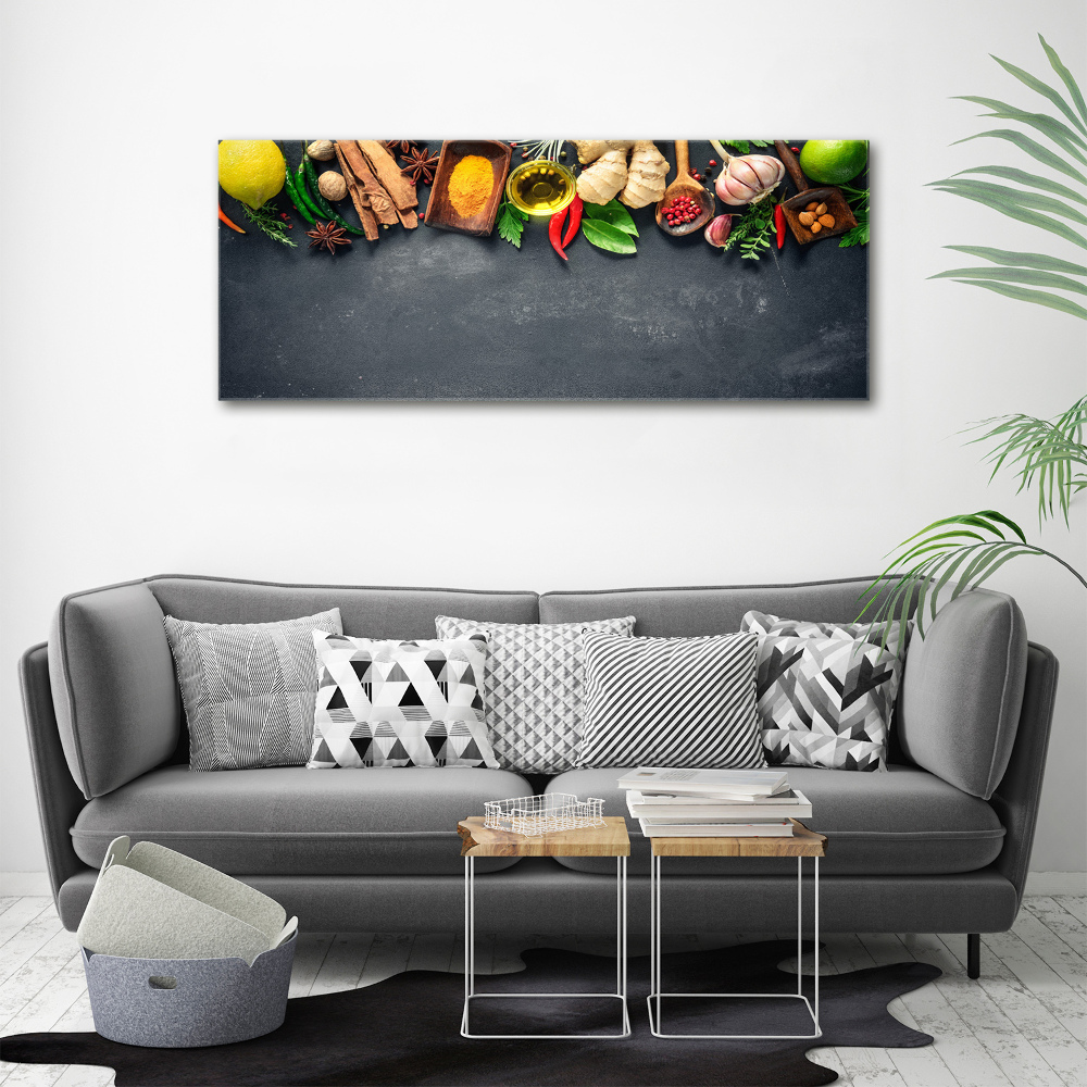 Acrylic wall art Herbs and spices