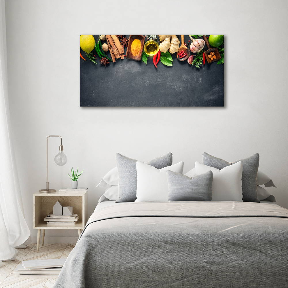 Acrylic wall art Herbs and spices