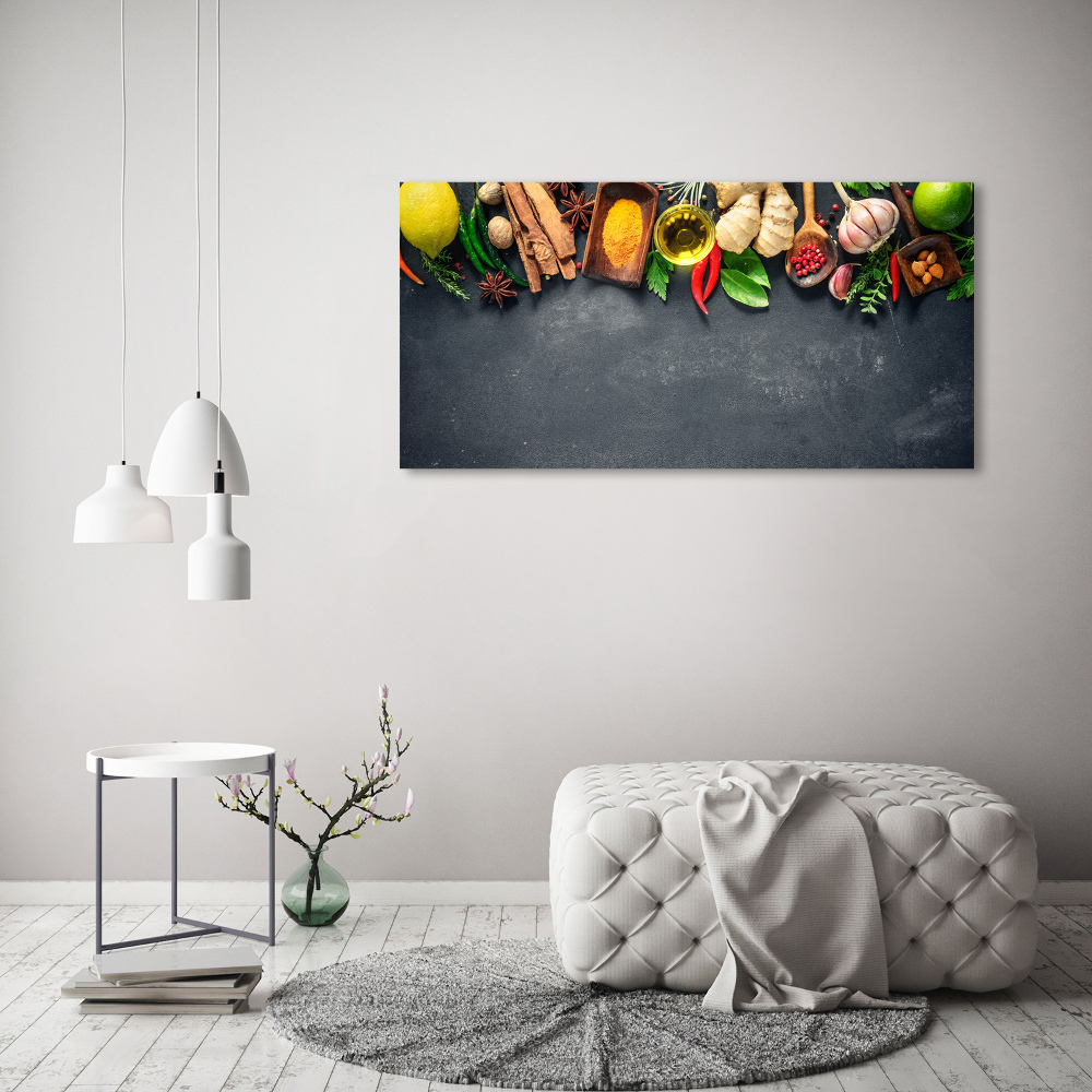 Acrylic wall art Herbs and spices