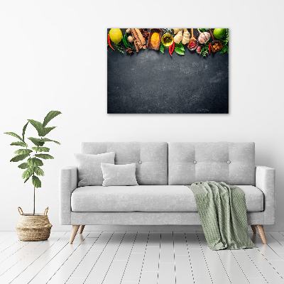 Acrylic wall art Herbs and spices