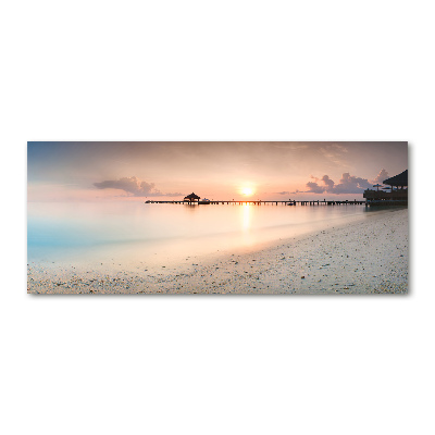 Wall art acrylic Maldives beach