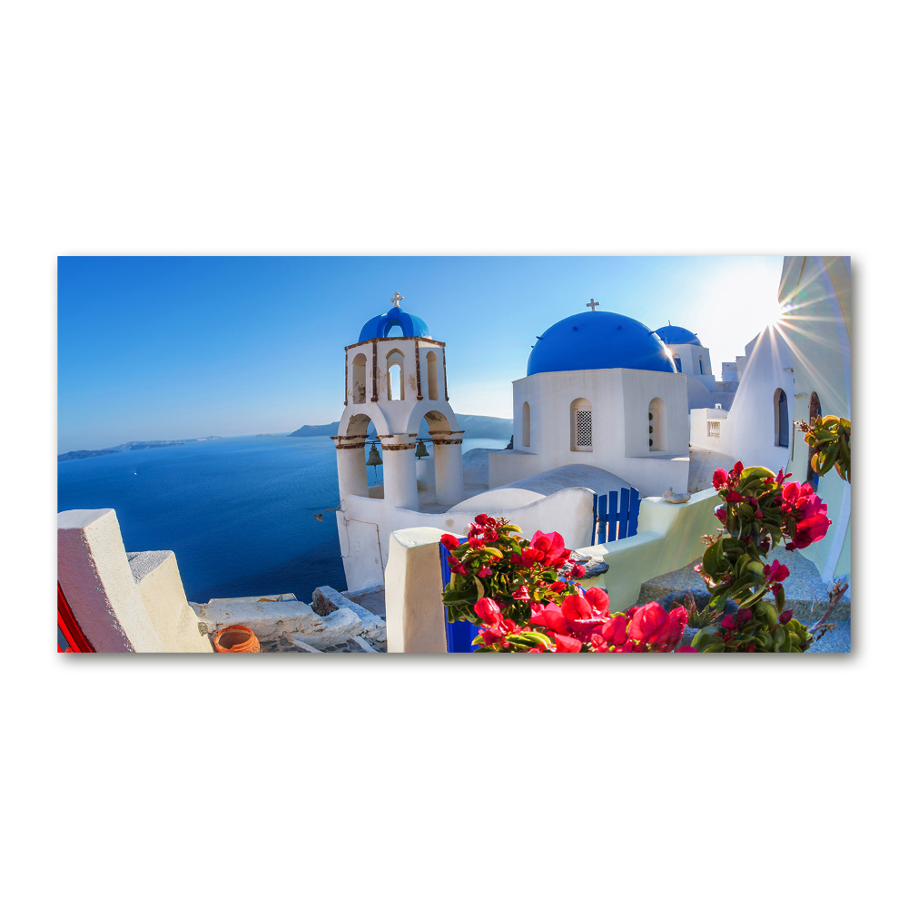 Acrylic wall picture Santorini Greece