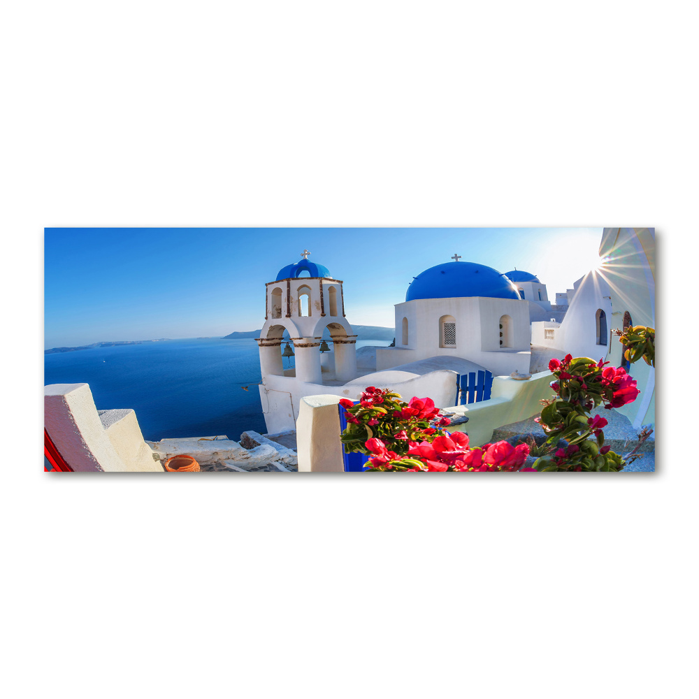 Acrylic wall picture Santorini Greece