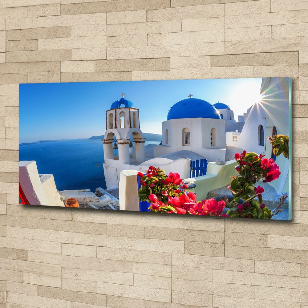 Acrylic wall picture Santorini Greece