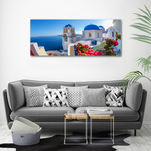 Acrylic wall picture Santorini Greece