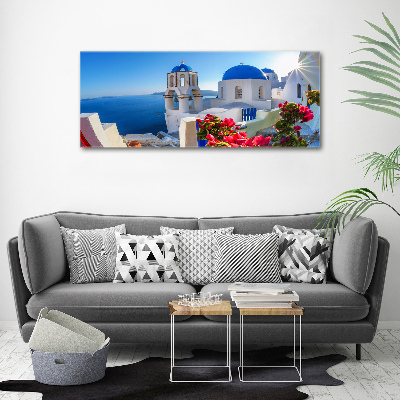 Acrylic wall picture Santorini Greece