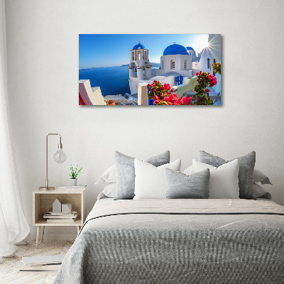 Acrylic wall picture Santorini Greece