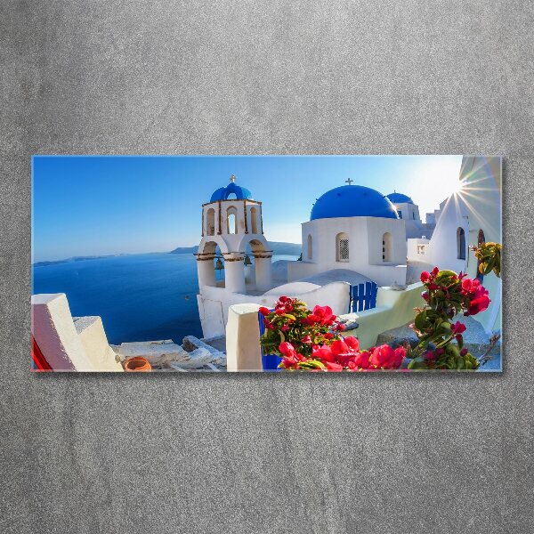 Acrylic wall picture Santorini Greece