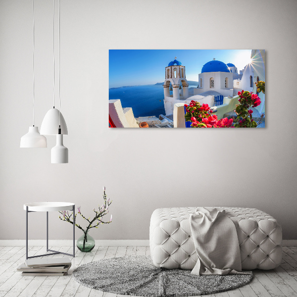 Acrylic wall picture Santorini Greece