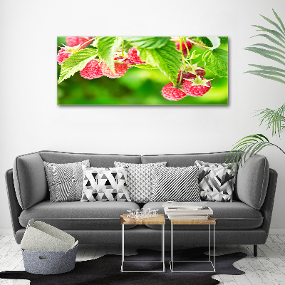 Wall art acrylic Raspberries in the garden