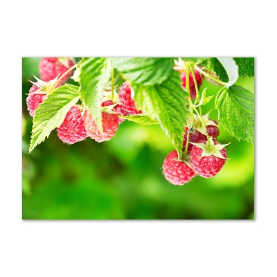 Wall art acrylic Raspberries in the garden