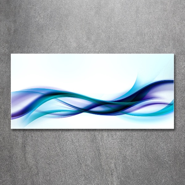 Wall art acrylic Wave abstraction