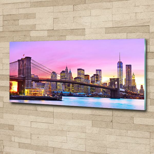 Acrylic wall picture Manhattan New York