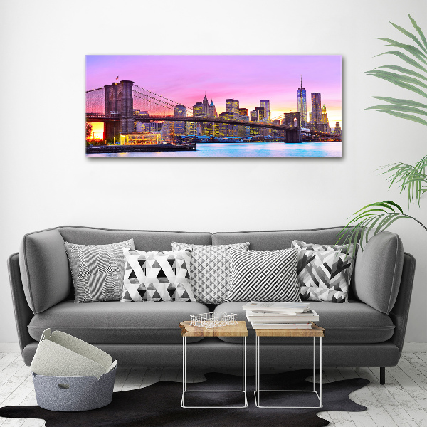 Acrylic wall picture Manhattan New York