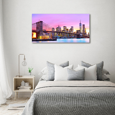 Acrylic wall picture Manhattan New York