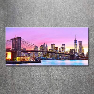 Acrylic wall picture Manhattan New York