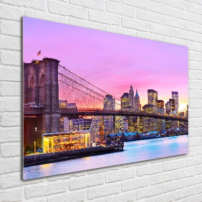 Acrylic wall picture Manhattan New York