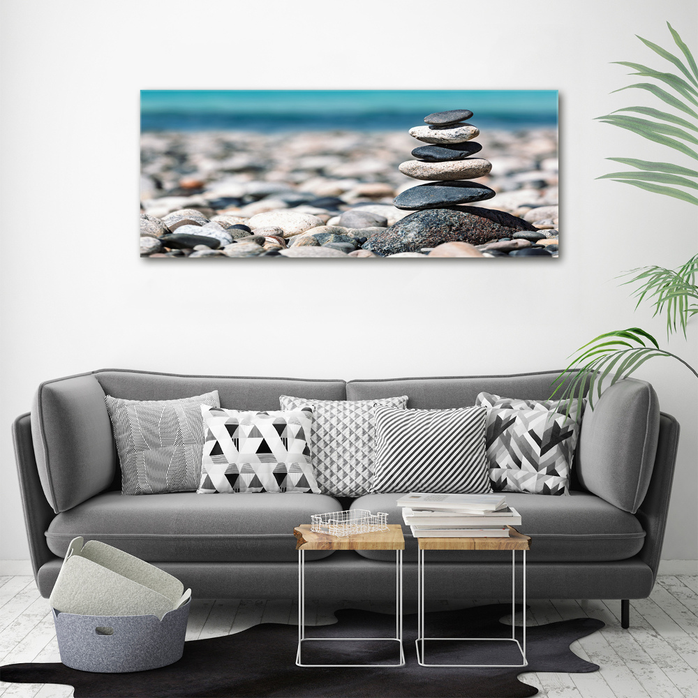 Acrylic wall art Stack of stones