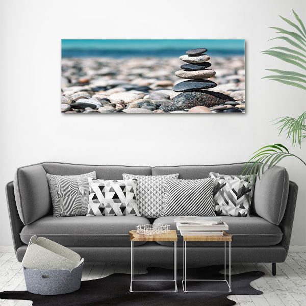 Acrylic wall art Stack of stones