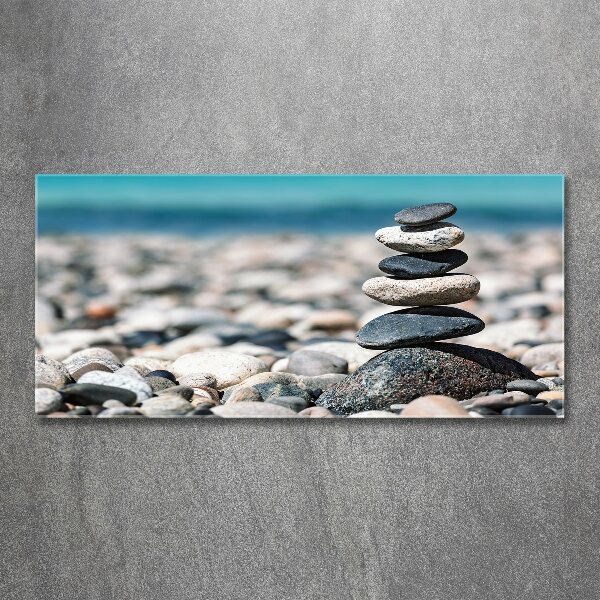 Acrylic wall art Stack of stones