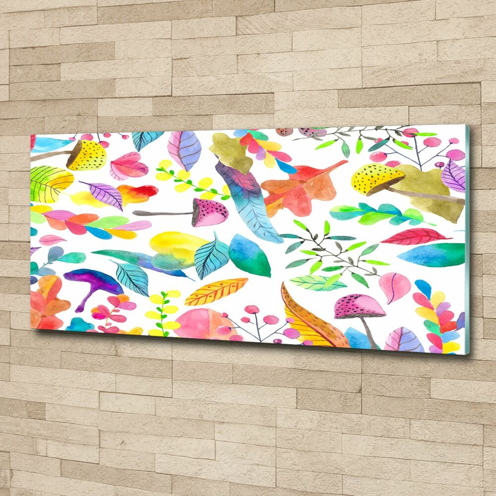 Wall art acrylic Floral pattern