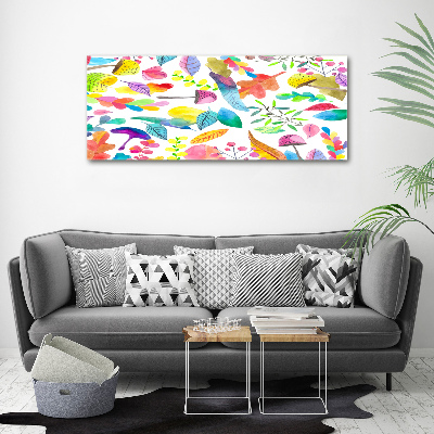 Wall art acrylic Floral pattern