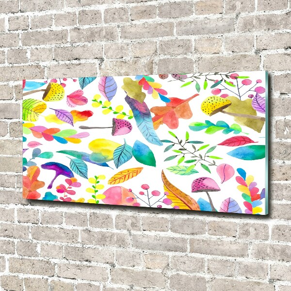 Wall art acrylic Floral pattern