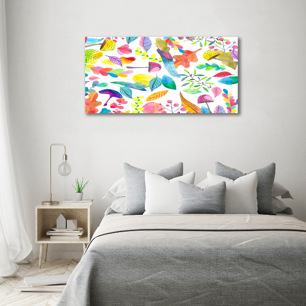 Wall art acrylic Floral pattern