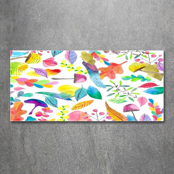 Wall art acrylic Floral pattern