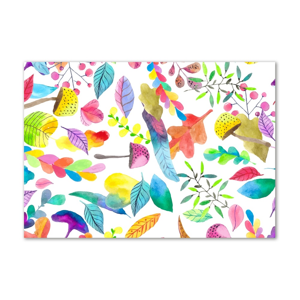 Wall art acrylic Floral pattern