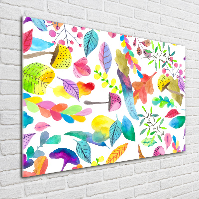 Wall art acrylic Floral pattern