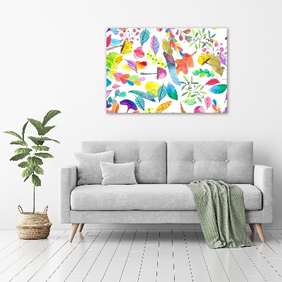 Wall art acrylic Floral pattern