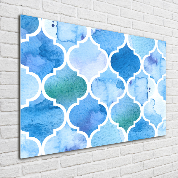 Wall art acrylic Moroccan background