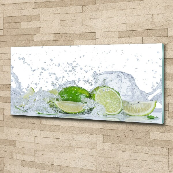 Wall art acrylic Lime and water