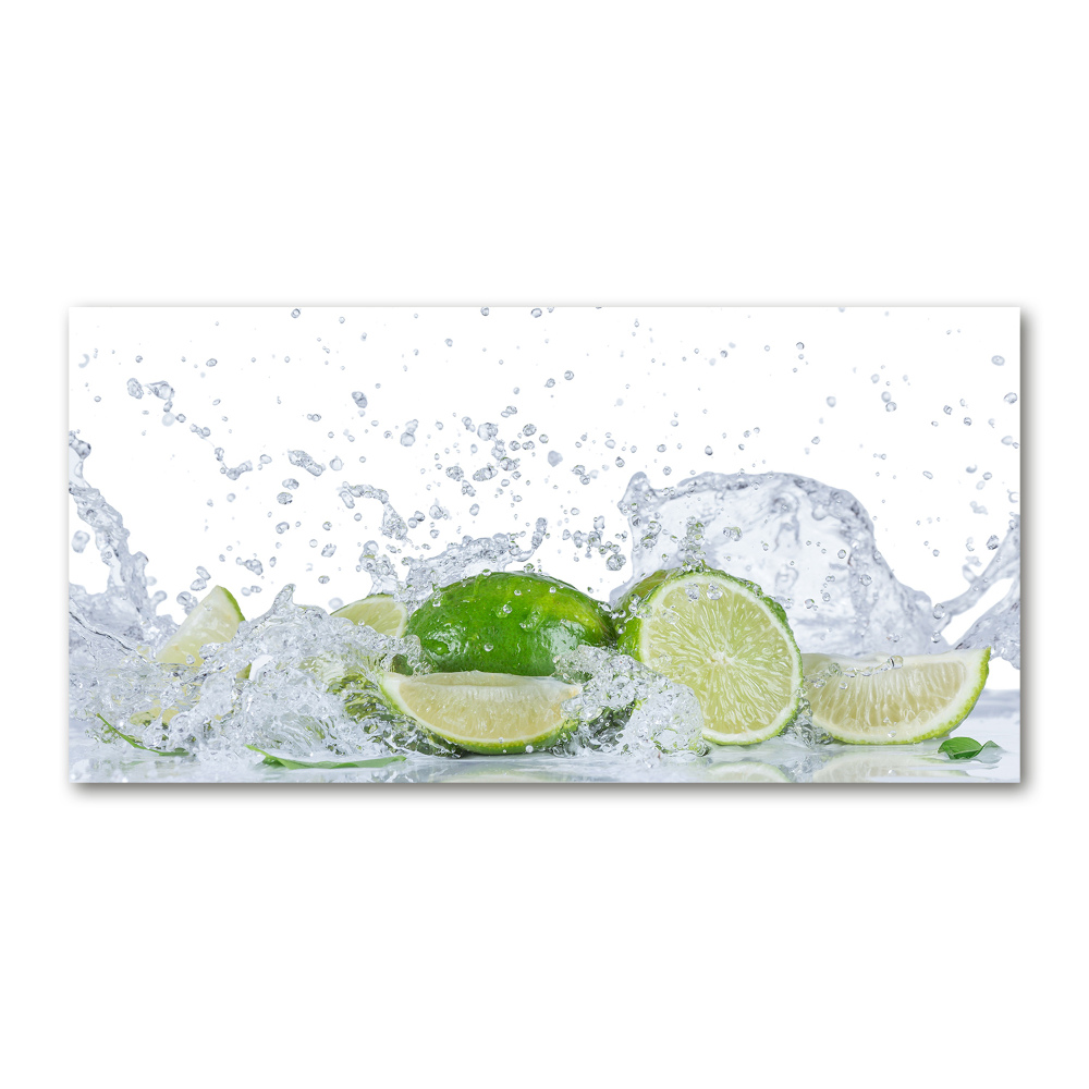 Wall art acrylic Lime and water